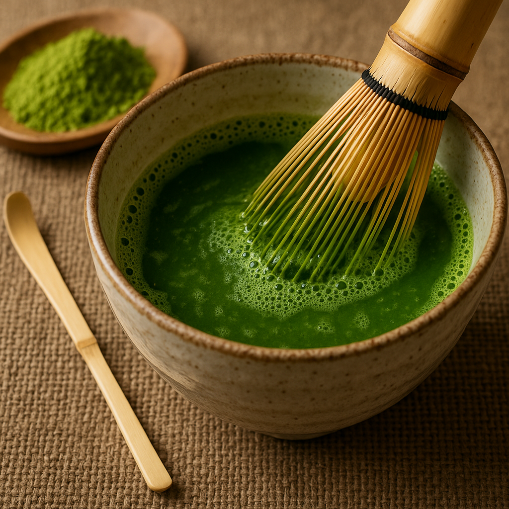 Préparer un matcha étape par étape