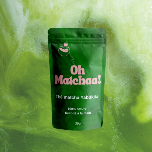 Échantillon de matcha