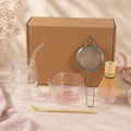 Kit matcha Rose avec bol verseur et fouet bambou OhMatchaa