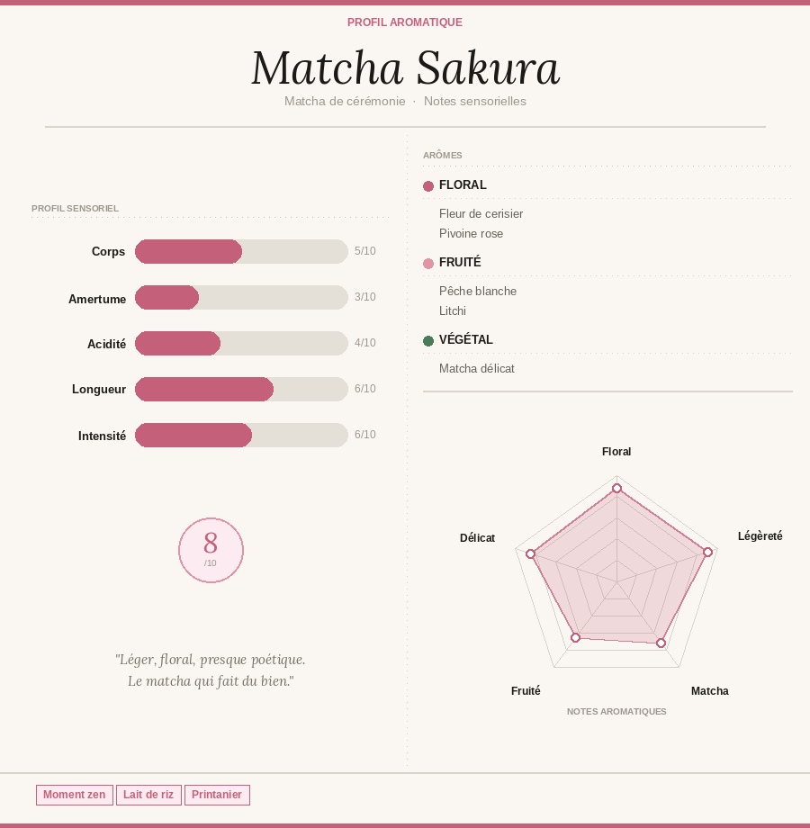 Matcha Ceremonial Flor de Sakura