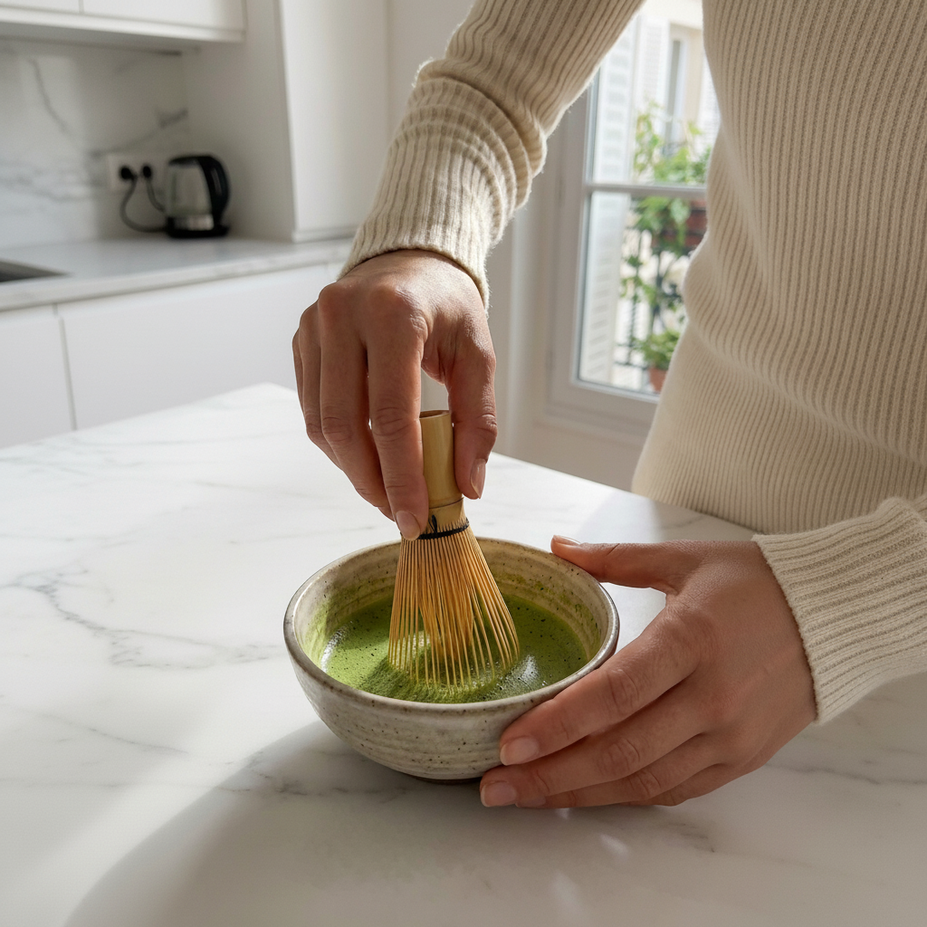 Batidor de matcha de bambú - Chasen