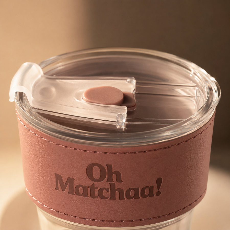 Couvercle à opercule du verre à matcha nomade OhMatchaa