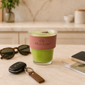 Verre à matcha 380 ml OhMatchaa avec couvercle et paille en verre